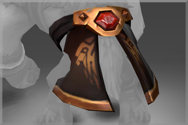 Inscribed Belt of the Crimson Beast