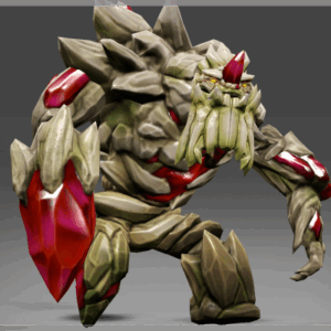 Inscribed Large Scarlet Quarry