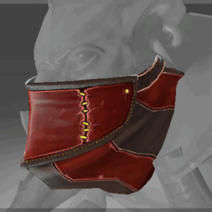 Inscribed Mask of the Crimson Cut-throat