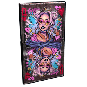 Love Arrow Metal Door