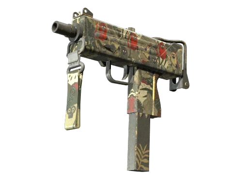 MAC-10 | Monkeyflage (Battle-Scarred)