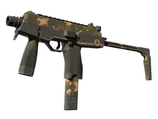 MP9 | Black Sand (Battle-Scarred)