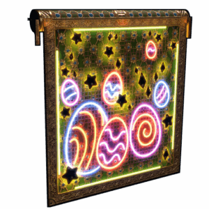 Neon Easter Garage Door