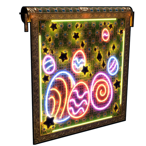 Neon Easter Garage Door