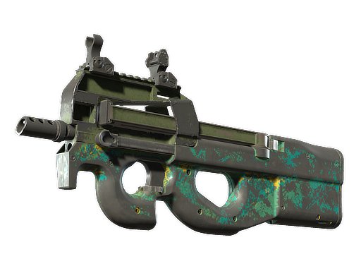P90 | Mustard Gas (Battle-Scarred)