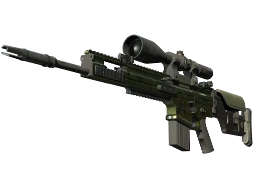 SCAR-20 | Green Marine (Battle-Scarred)