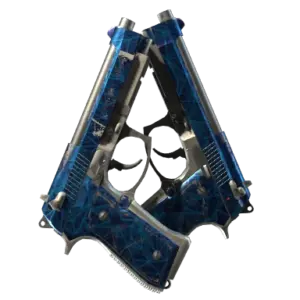 Souvenir Dual Berettas | Cobalt Quartz (Field-Tested)