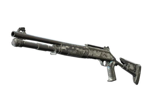 Souvenir XM1014 | Blue Tire (Battle-Scarred)