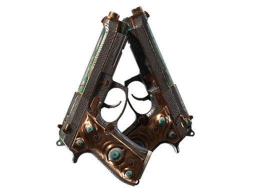 StatTrak™ Dual Berettas | Angel Eyes (Battle-Scarred)