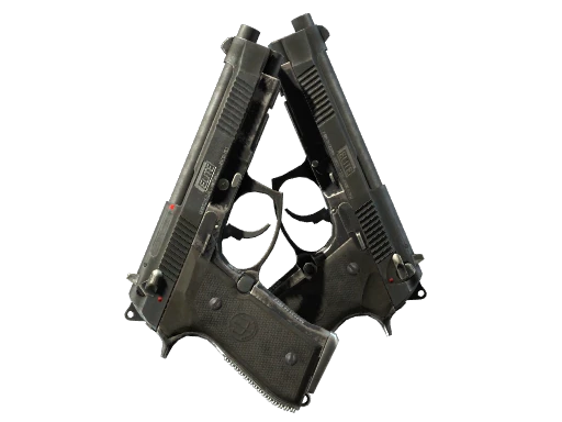 StatTrak™ Dual Berettas | Elite 1.6 (Battle-Scarred)