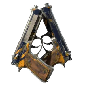 StatTrak™ Dual Berettas | Marina (Battle-Scarred)