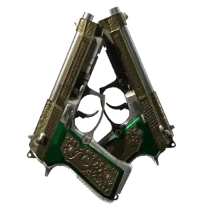 StatTrak™ Dual Berettas | Royal Consorts (Battle-Scarred)