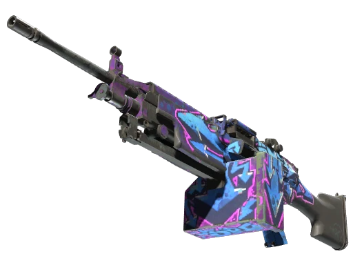 StatTrak™ M249 | Downtown (Well-Worn)