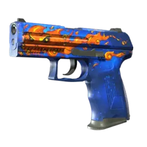 StatTrak™ P2000 | Fire Elemental (Well-Worn)