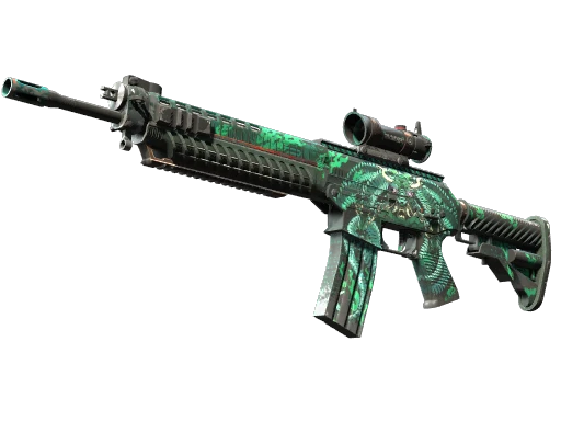 StatTrak™ SG 553 | Dragon Tech (Field-Tested)