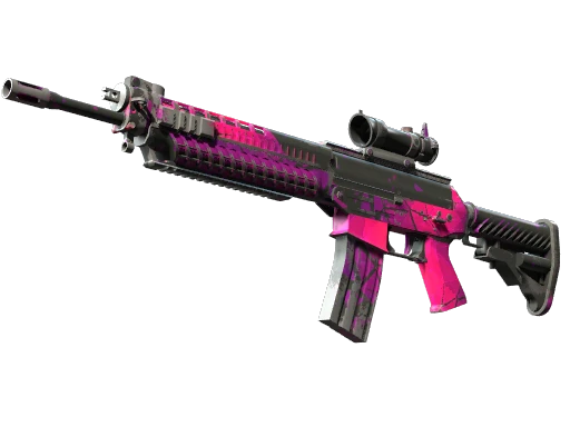 StatTrak™ SG 553 | Pulse (Well-Worn)