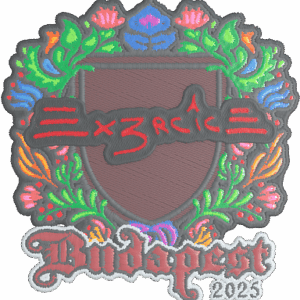 Sticker | Ex3rcice (Embroidered) | Budapest 2025
