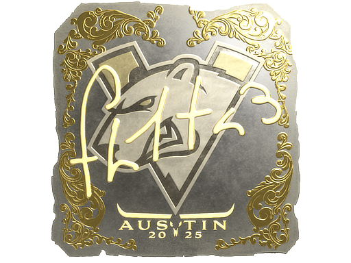 Sticker | FL1T (Gold) | Austin 2025