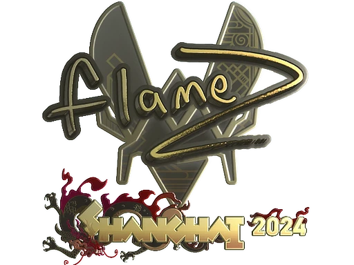 Sticker | FlameZ (Gold) | Shanghai 2024
