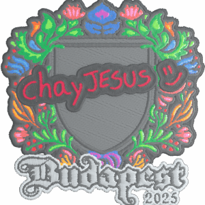 Sticker | chayJESUS (Embroidered) | Budapest 2025