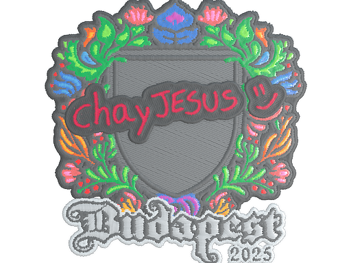 Sticker | chayJESUS (Embroidered) | Budapest 2025