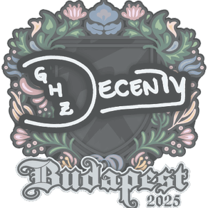 Sticker | decenty | Budapest 2025