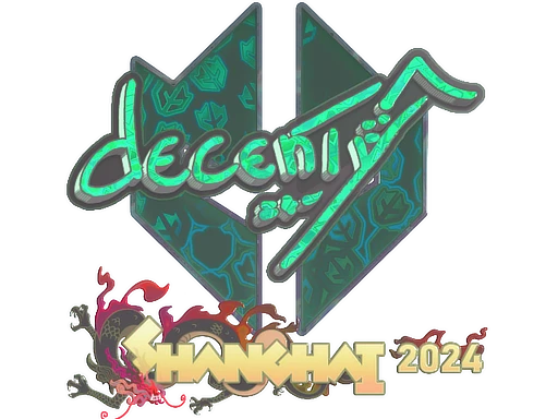 Sticker | decenty (Holo) | Shanghai 2024