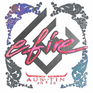 Sticker | efire (Holo) | Austin 2025