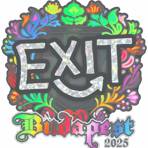 Sticker | exit (Holo) | Budapest 2025