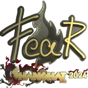 Sticker | fEAR (Gold) | Shanghai 2024