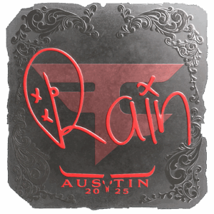 Sticker | rain (Foil) | Austin 2025