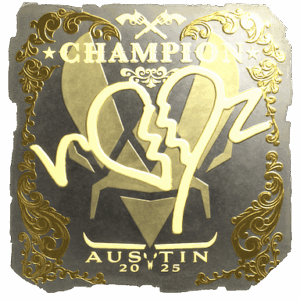 Sticker | ropz (Gold, Champion) | Austin 2025
