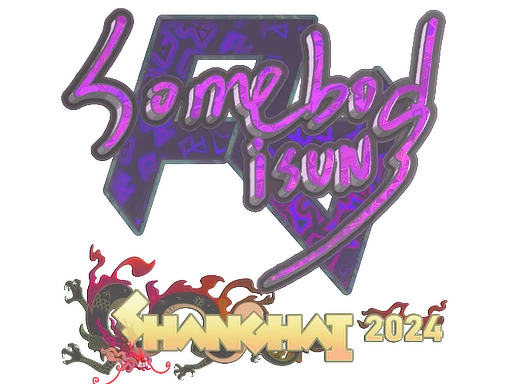 Sticker | somebody (Holo) | Shanghai 2024