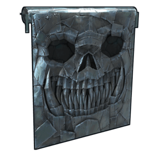 Twisted Metal Garage Door