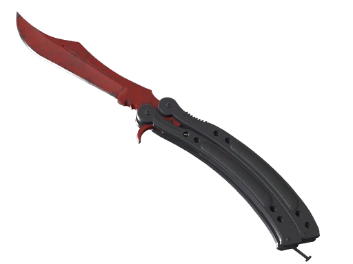 ★ Butterfly Knife | Crimson Web (Minimal Wear)