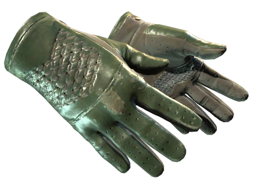 ★ Driver Gloves | Racing Green (Well-Worn)