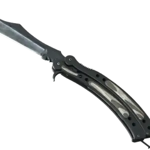 ★ StatTrak™ Butterfly Knife | Black Laminate (Minimal Wear)