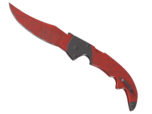 ★ StatTrak™ Falchion Knife | Crimson Web (Minimal Wear)