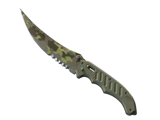 ★ StatTrak™ Flip Knife | Boreal Forest (Well-Worn)