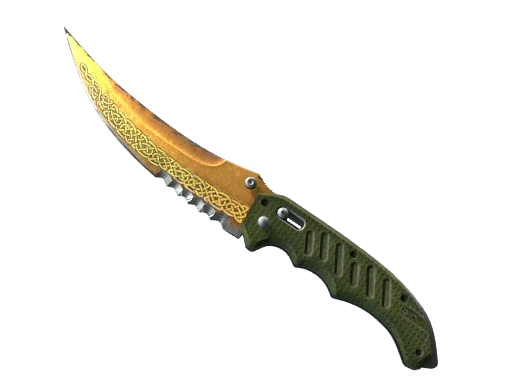 ★ StatTrak™ Flip Knife | Lore (Well-Worn)