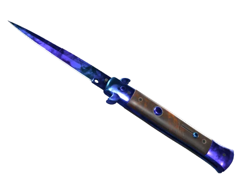 ★ Stiletto Knife | Doppler Sapphire (Minimal Wear)