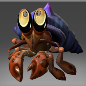 Autographed Hermes the Hermit Crab