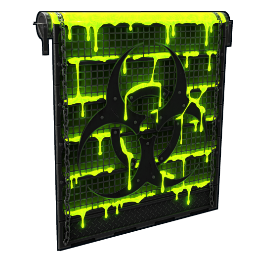 Biohazard Bunker Garage Door