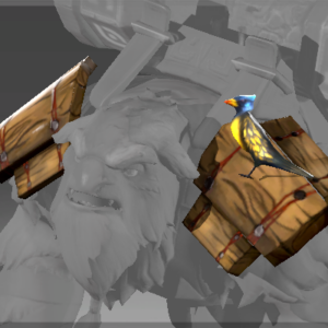 Frozen Shoulders of the Forest Hermit