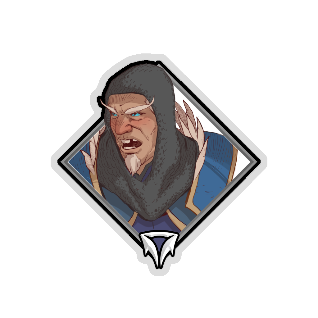 Gold Crownfall Sticker - Midgate Guard