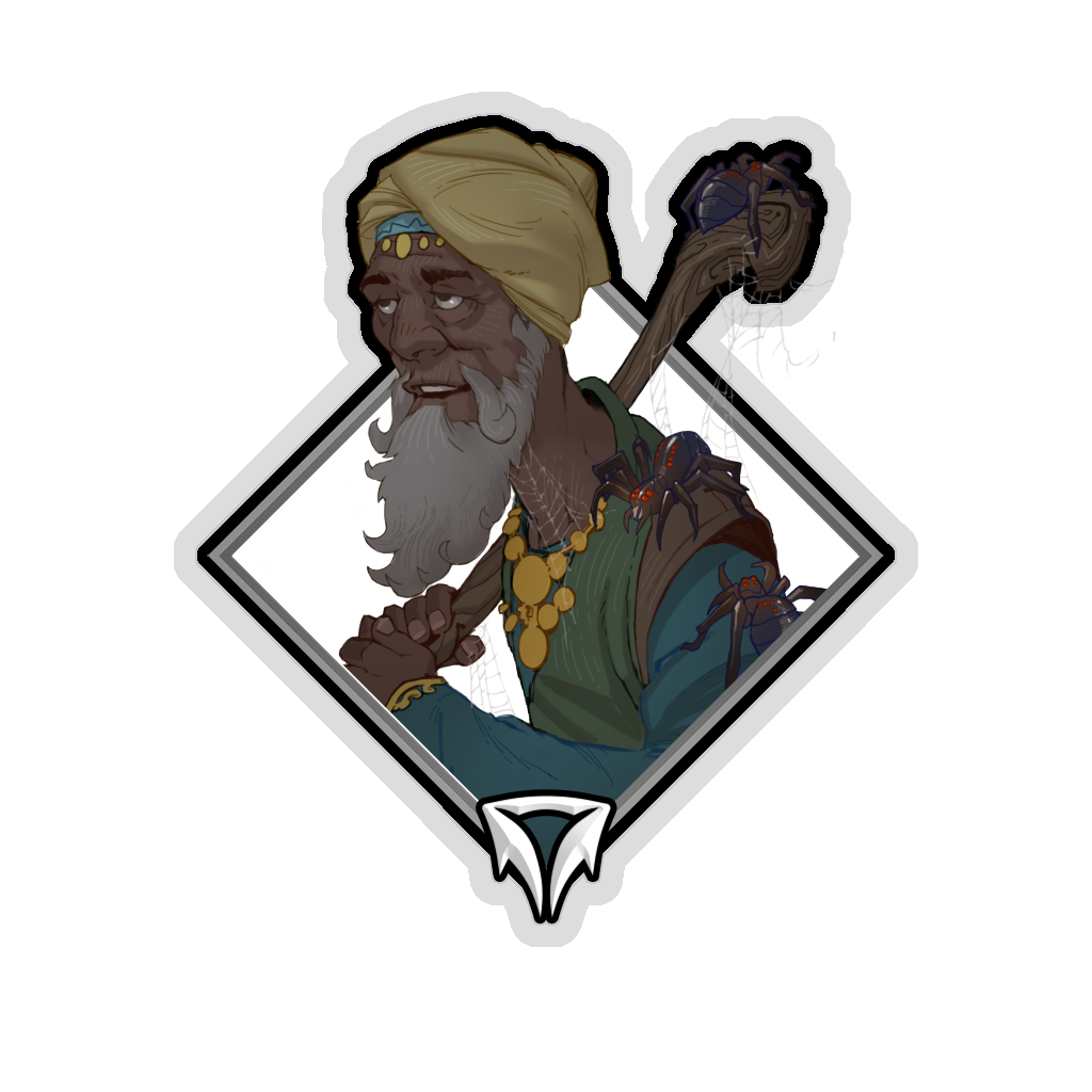 Gold Crownfall Sticker - Philip