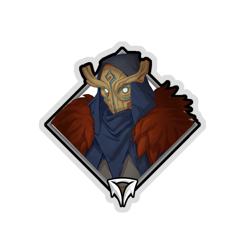 Holo Crownfall Sticker - Serina