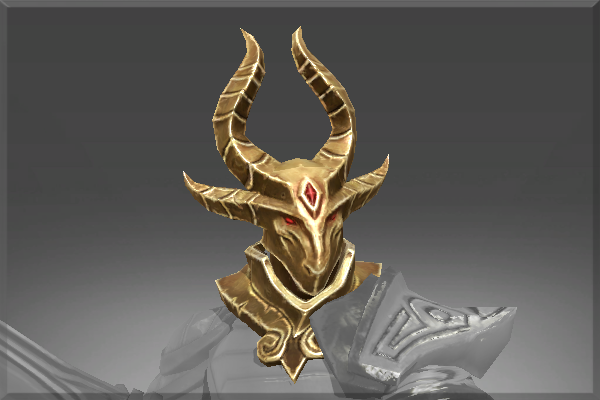 Inscribed Armature of the Belligerent Ram Helm