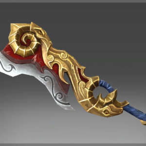 Inscribed Armature of the Belligerent Ram Sword