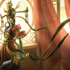 Inscribed Arms of the Captive Princess